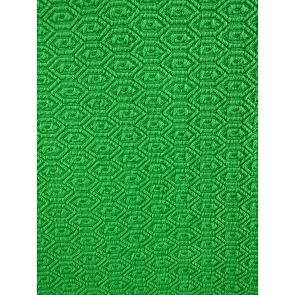 London Times Green Textured Knit Fit & Flare Dress w/Pockets Size 14W 1X Plus Sz - Picture 5 of 8